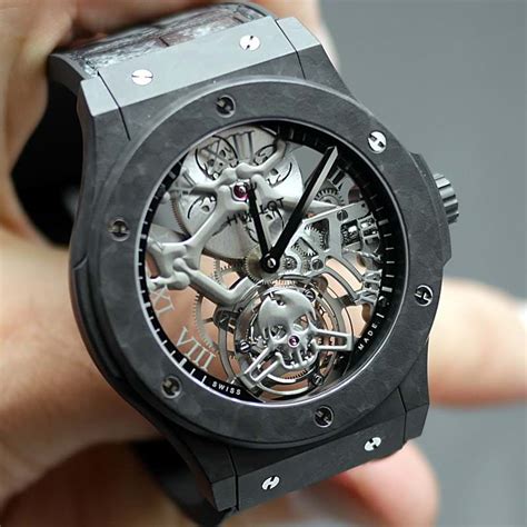 hublot classic fusion skeleton skull|hublot skeleton tourbillon.